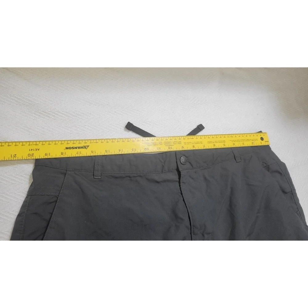 The North Face Paramount Trail Shorts Mens 38 Gray‎ Nylon Cargo Hiking Belted